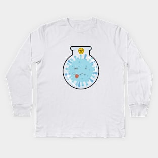 Virus Contained Kids Long Sleeve T-Shirt